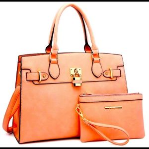 Leather Handbag/Wristlet